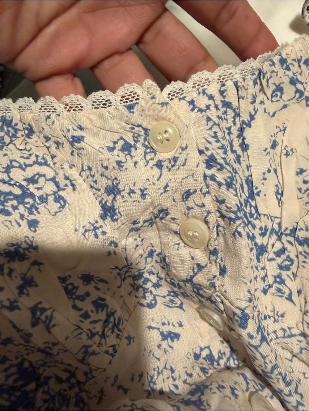 COMMENSE Blue Floral Bustier Midi Dress - Picture 8 of 10